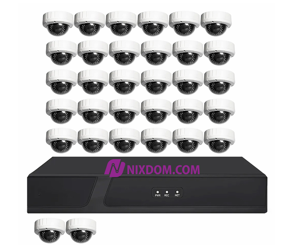 POE System Surveillance CCTV 5MP 32CH