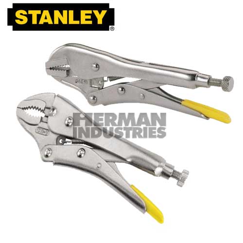 STANLEY Pliers Locking Curve Jaw 7"